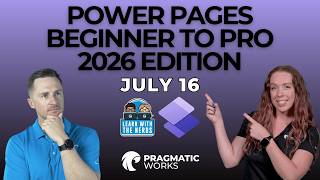 Free Live Course: Power Pages: Beginner to Pro