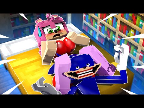 STUCK on ONE LUCKY CHUNK with SHIN AMY'S FAMILY!! - Minecraft ANIMATION