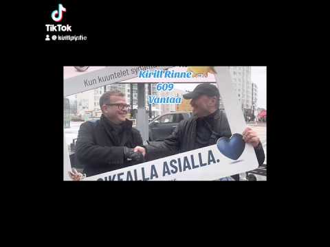 Suomen pääministeri Petteri Orpo osoittaa tukensa Kirill Rinteelle Vantaan kuntavaaleissa!