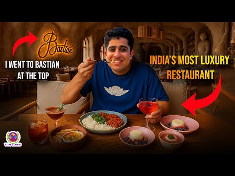 I went to INDIA's MOST LUXURY RESTAURANT - BASTIAN AT THE TOP !!