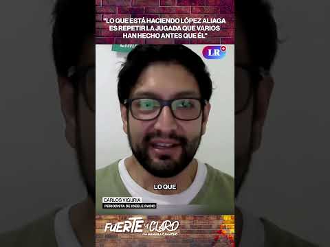 "LO QUE ESTÁ HACIENDO LÓPEZ ALIAGA ES REPETIR LA JUGADA QUE VARIOS HAN HECHO ANTES QUE ÉL” #shorts