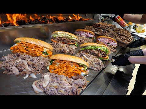 오픈 1달만에 월 5,000개 완판?! 빵부터 직접 만드는 역대급 고기폭탄 수제 샌드위치 Amazing Handmade Sandwich / Korean street food