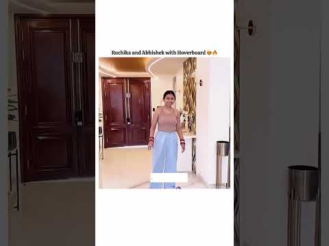 ruchika and abhishek with Hoverboard 😍🔥#triggeredinsaan #ruchikarathore #fukrainsaan #shorts #ad