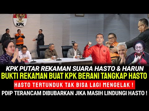 HASTO TERTUNDUK ! Tak BISA MEGELAK !Rekaman Suara HK & HM Jadi BUKTI KUAT KPK BERANI TANGKAP HASTO !