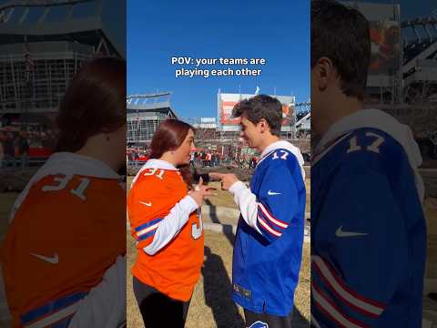 it’s that time of year… 😂🏈 #bills #broncos #nfl #couple #shorts