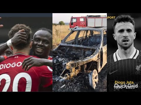 🚨Accident mortel de Diogo Jota😱Sa voiture a pris Feu avec son frère😭Mané et Liverpool...