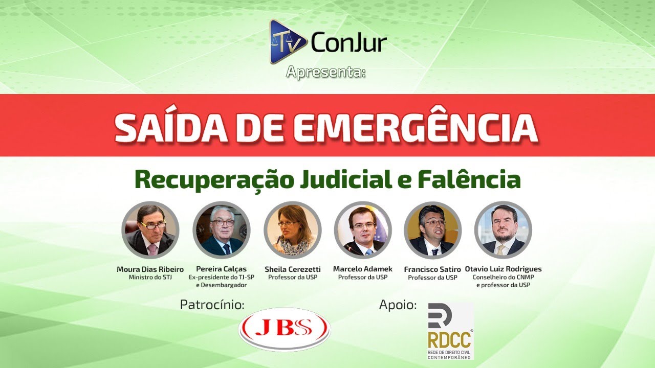 CONJUR – Saída de Emergência – Recuperação Judicial e Falência