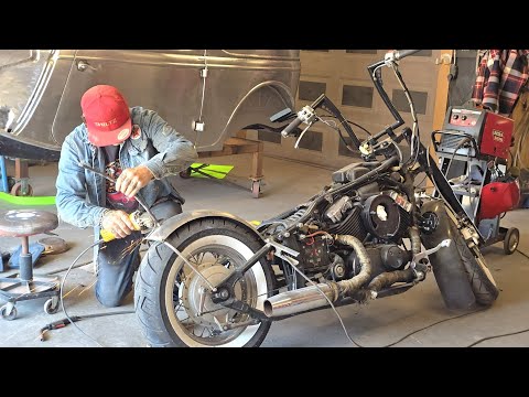 This 5-Day Bike Build Might Not Happen... The Sissy Bar Fabrication Just Took a Wild Turn!!! 😬