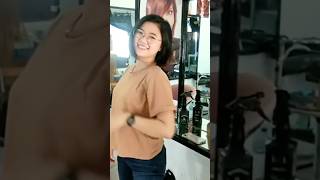 Wow Rambutnya Di Potong Pendek jadi fresh dan cantik❤️‍🔥✂️
