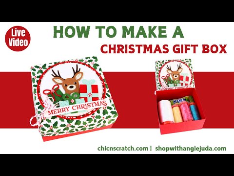 How to make a Christmas Gift Box