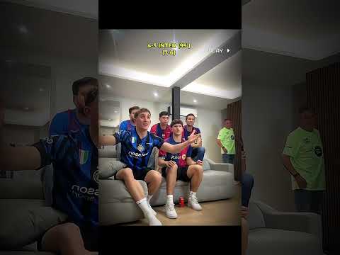 6 Barca Fan's Vs 1 Inter fan💀🔥#youtube #trending #shorts #viral