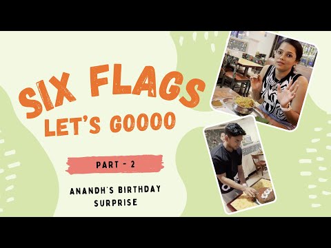 Six Flags Part -2 | Birthday Surprise | Adventure Park | Cake or Kotthu parota