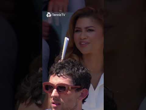 Zendaya Watching The Tennis In Monte-Carlo!