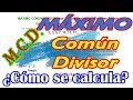 Cálculo del Máximo Común Divisor