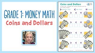 Money Math Coins And Dollars