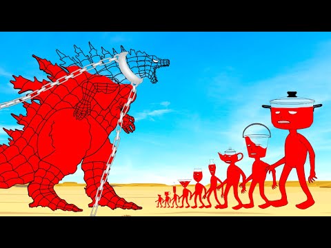 Evolution Of GODZILLA EARTH Vs Evolution Of MONSTER RADIATION : Returning From The Dead SECRET-FUNNY