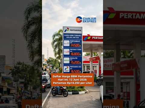 Daftar Harga BBM Pertamina Hari Ini, 12 Juni 2026: Pertamax Rp16.250 per Liter