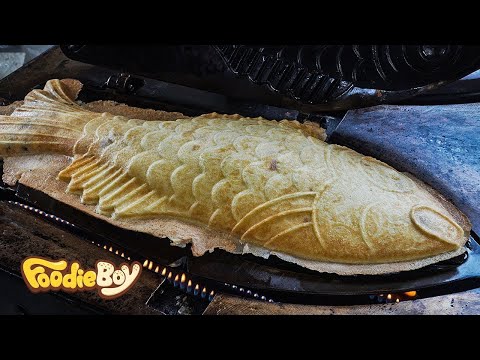 Popular Winter Snack fish shaped bread