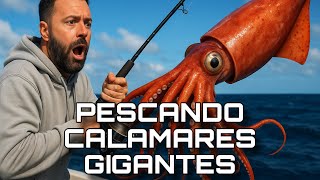 PESCANDO CALAMARES GIGANTES EN MI VUELTA A YOUTUBE, ME QUEDO ENCERRADO
