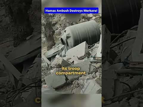 Hamas Fighter Destroys Israeli Merkava Tank!