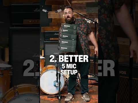 3 ways to mic a drum kit 🥁