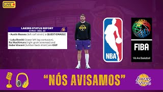 LAKERS CONTINUA DESFALCADO CONTRA O SUNS, LUKA FORA POR UM BOM TEMPO E VEM AÍ UMA NOVA LIGA.