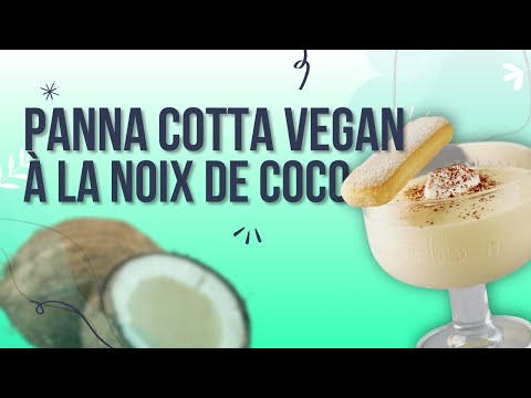 Panna Cotta Vegan à la Noix de Coco