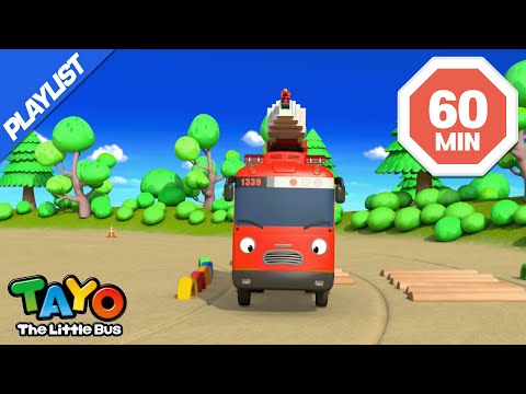 [60 min] #PLAYLIST SOS Rescue Center | Tayo Best Songs Full Compilation - Kids Songs