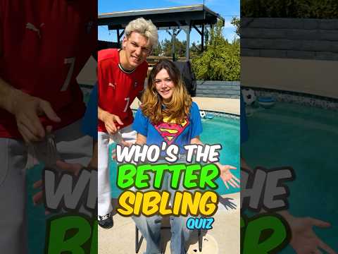 Brother VS Sister QUIZ 😭❤️