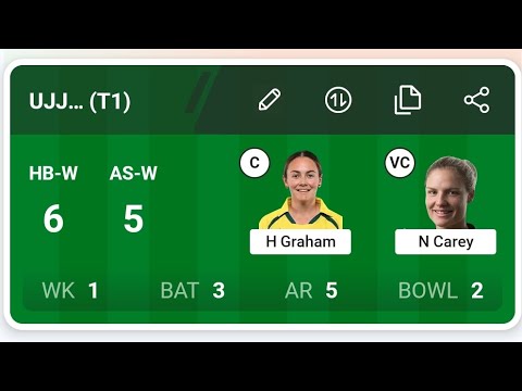 HB-W Vs AS-W Dream11 Prediction | HB-W Vs AS-W Dream11 Team | HB W Vs AS W Dream11 Prediction Today