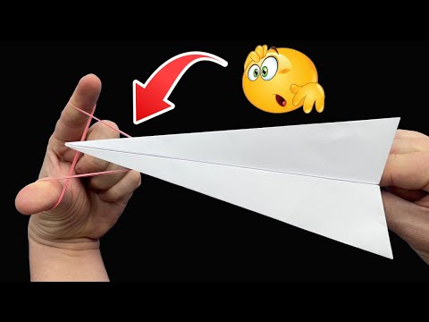 How To Make A Paper Airplane That Flies Far With A Rubber Band