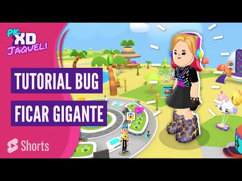 Tutorial BUG PK XD: Como Ficar Gigante #Shorts