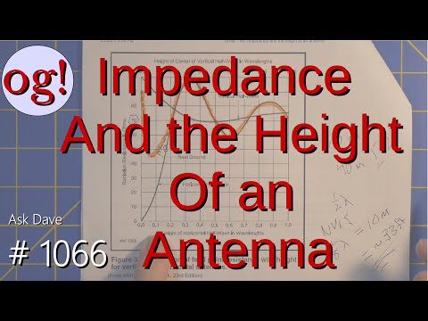 Impedance and the Height of an Antenna (#1066)