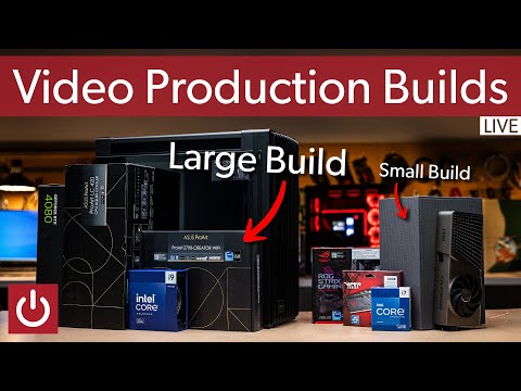 Building 2 Video Production PCs – LIVE