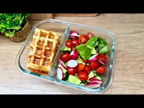 Chrupiące gofry do luch boxa w stylu LOW CARB z niskim IG
