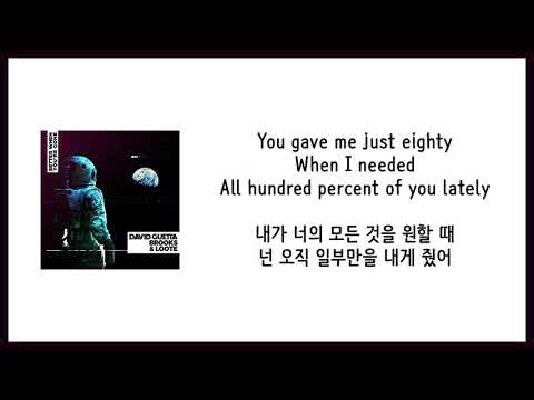 [가사 번역] 데이빗 게타 (David Guetta) - Better When You're Gone