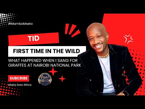 TID : I HAD NEVER BEEN TO ANY NATIONAL PARK | THIS IS WHAT HAPPENED WHEN I SANG FOR GIRAFFES