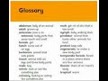 Understanding Index and Glossary