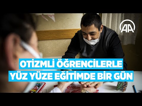 Otizmli öğrencilerle yüz yüze eğitimde bir gün