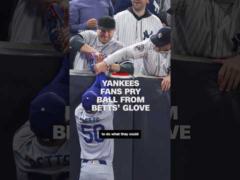 Yankees fans ejected after ripping ball from Mookie Betts’ glove