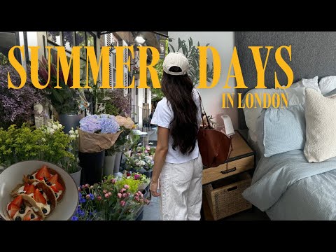 slow summer days in London | we got good news! trying new things…