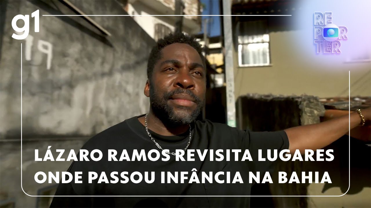 Globo Repórter: Lázaro Ramos revisita lugares onde passou infância e adolescência na Bahia