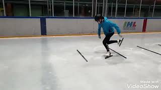 Slovenian Skaters practice their starts. In 2020