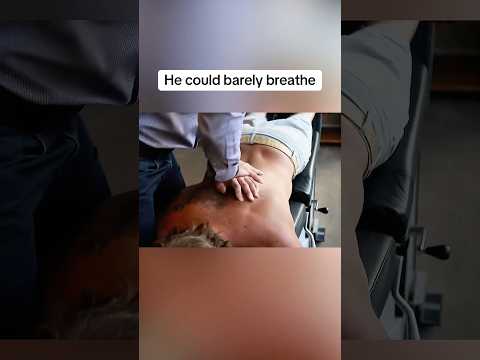 The moment his back finally released