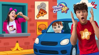 Pizzaria & Drive Thru Maluco com Maria Clara e JP! 🚗🍕