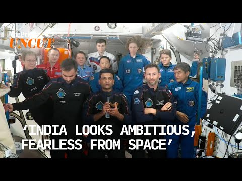 ‘India looks ambitious, fearless from space,’astronaut Shubhanshu Shukla from space ahead of return
