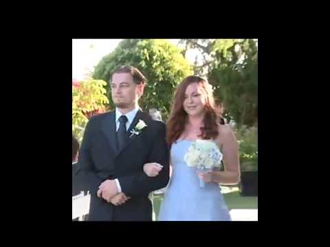 Leonardo DiCaprio at the wedding