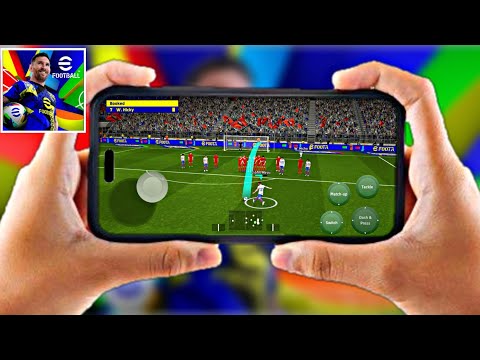 eFOOTBALL 2025 MOBILE | IPHONE 15 PRO MAX GAMING TEST | ULTRA GRAPHICS GAMEPLAY [120 FPS]