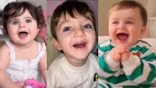 Cute little baby laughing moments || Babies laughing moments 😂🤣🐥🤣