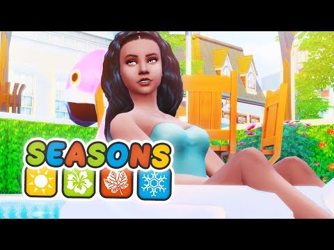 SEASONS MAKEOVERS 🌸🌧️ // The Sims 4: Seasons #1